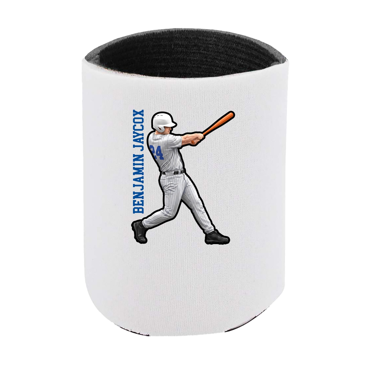 Can Holder — Name Vertical in White