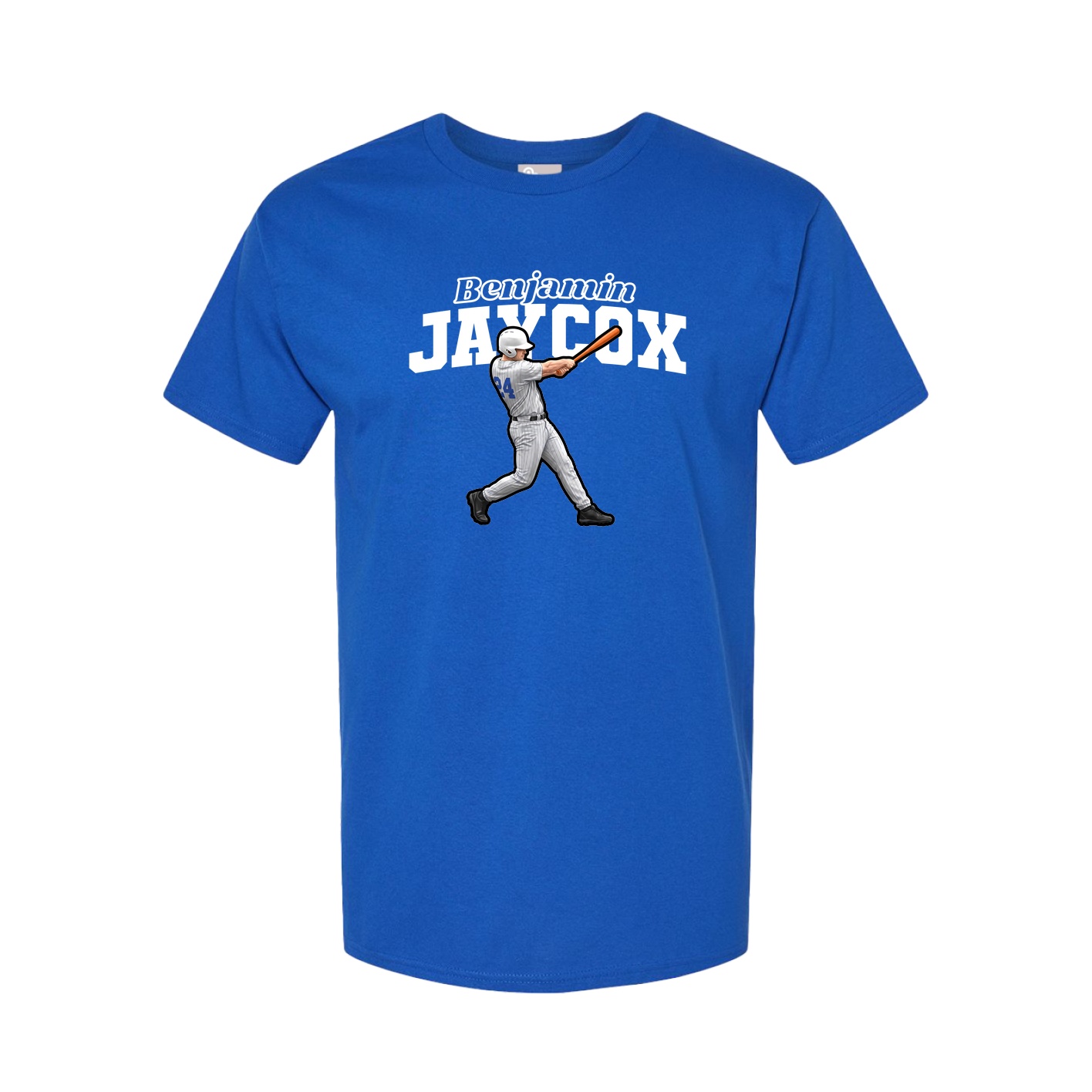 Youth Tee — Name Arch in Royal