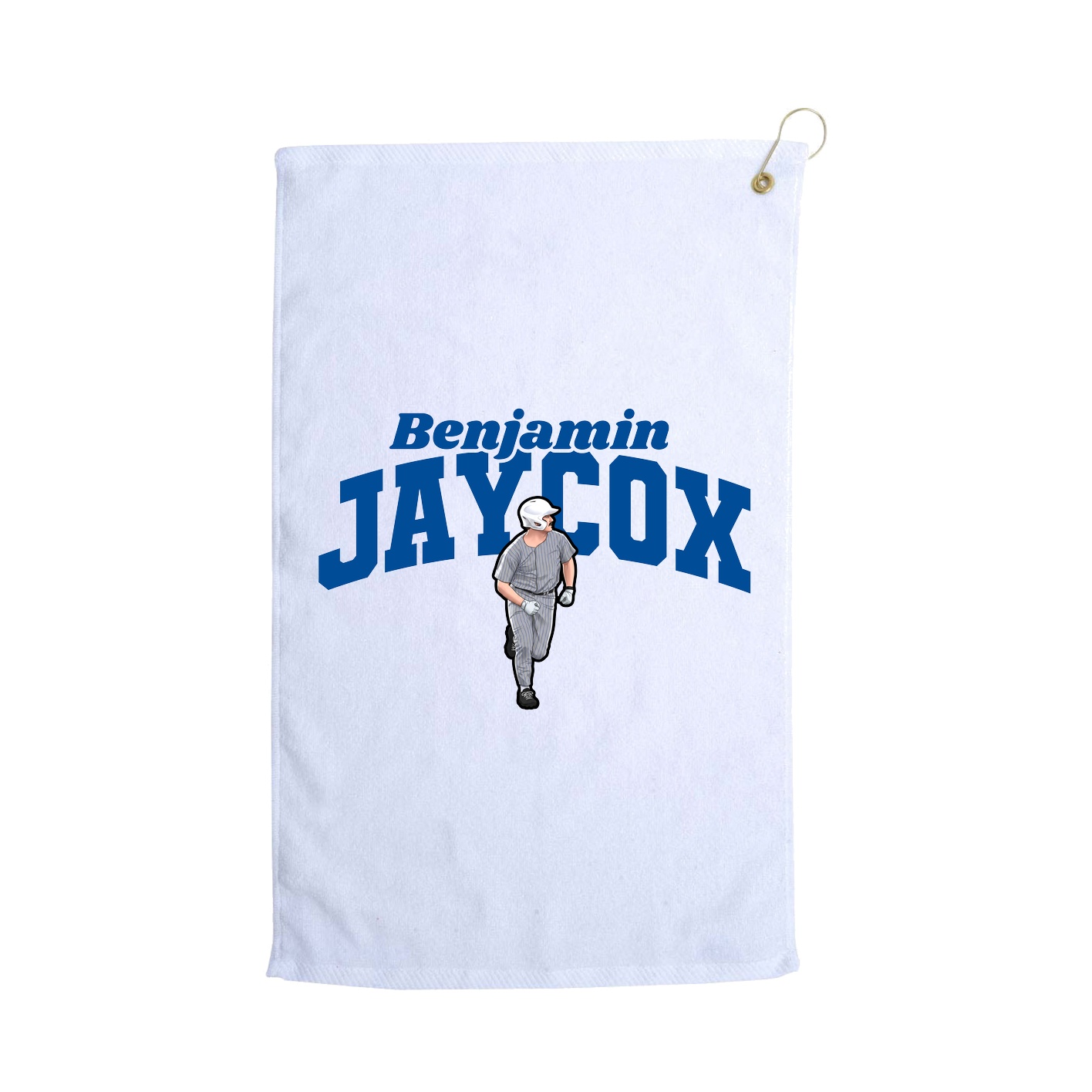 Golf Towel — Signature Arch in White