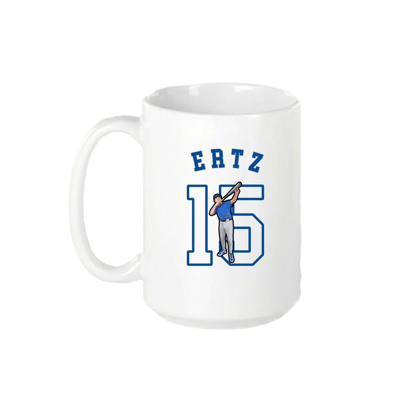 15oz Coffee Mug — Shirsey Arch in White
