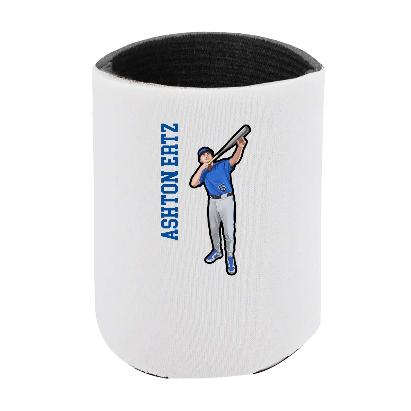 Can Holder — Name Vertical in White