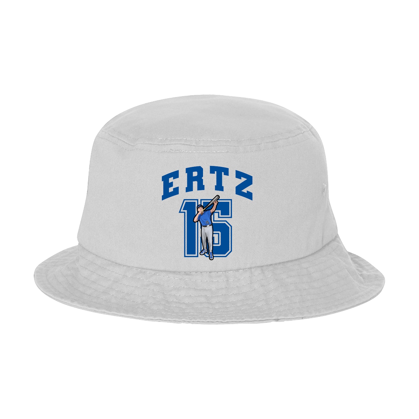 Bucket Cap — Number in White