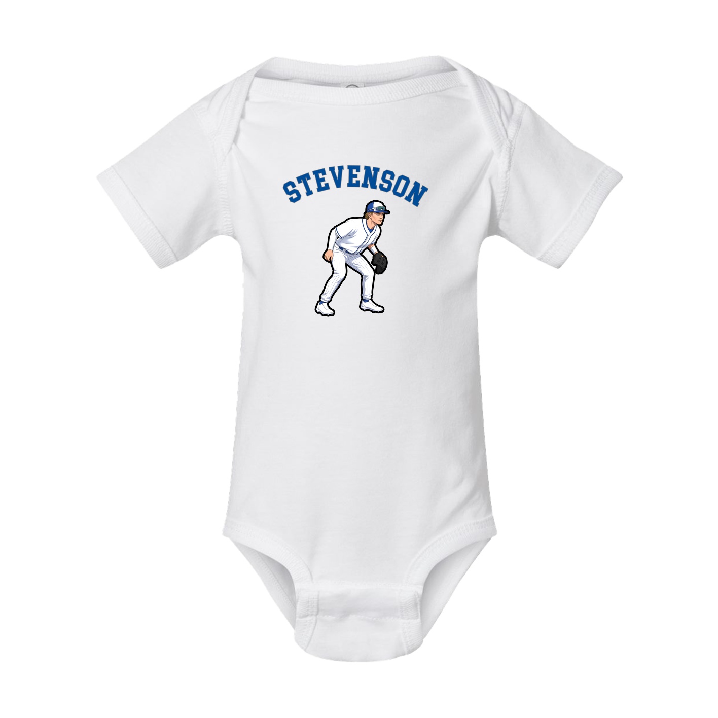 Baby Onesie — Shirsey Arch in White