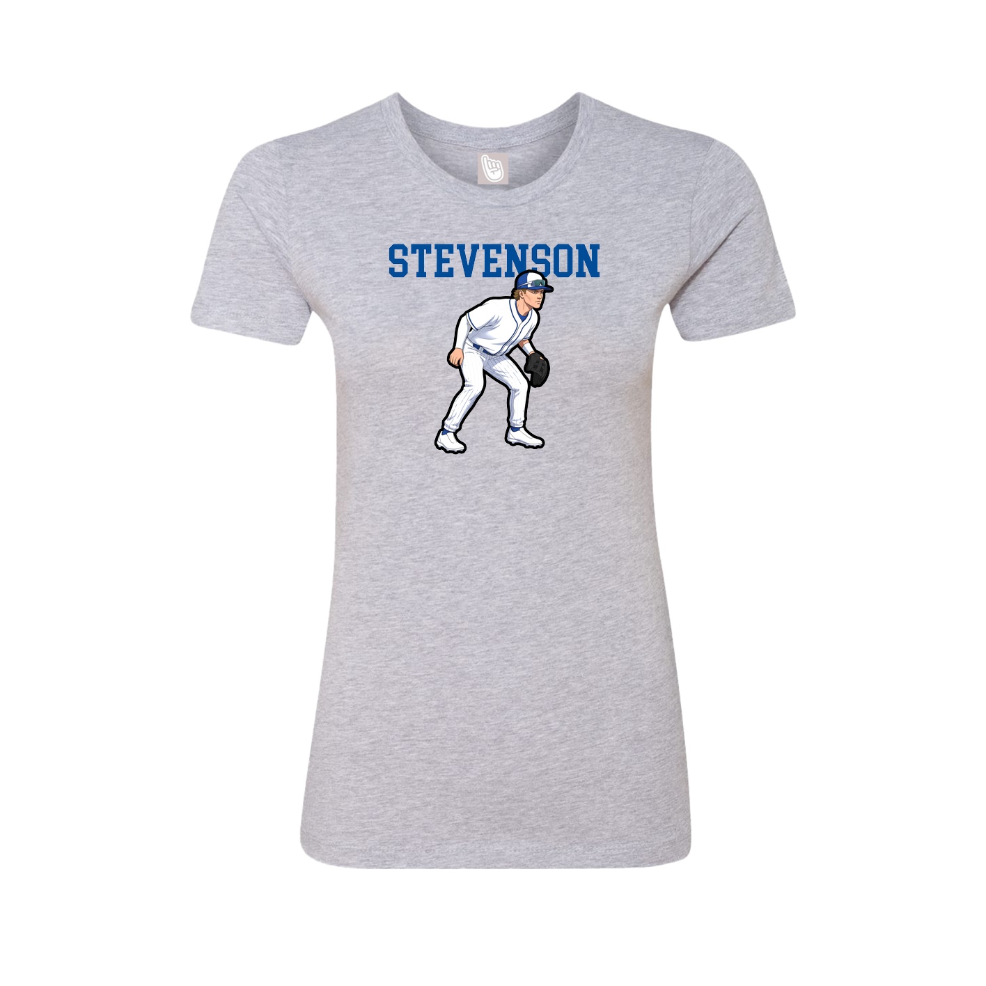 Fitted Women's Tee — Shirsey in Grey