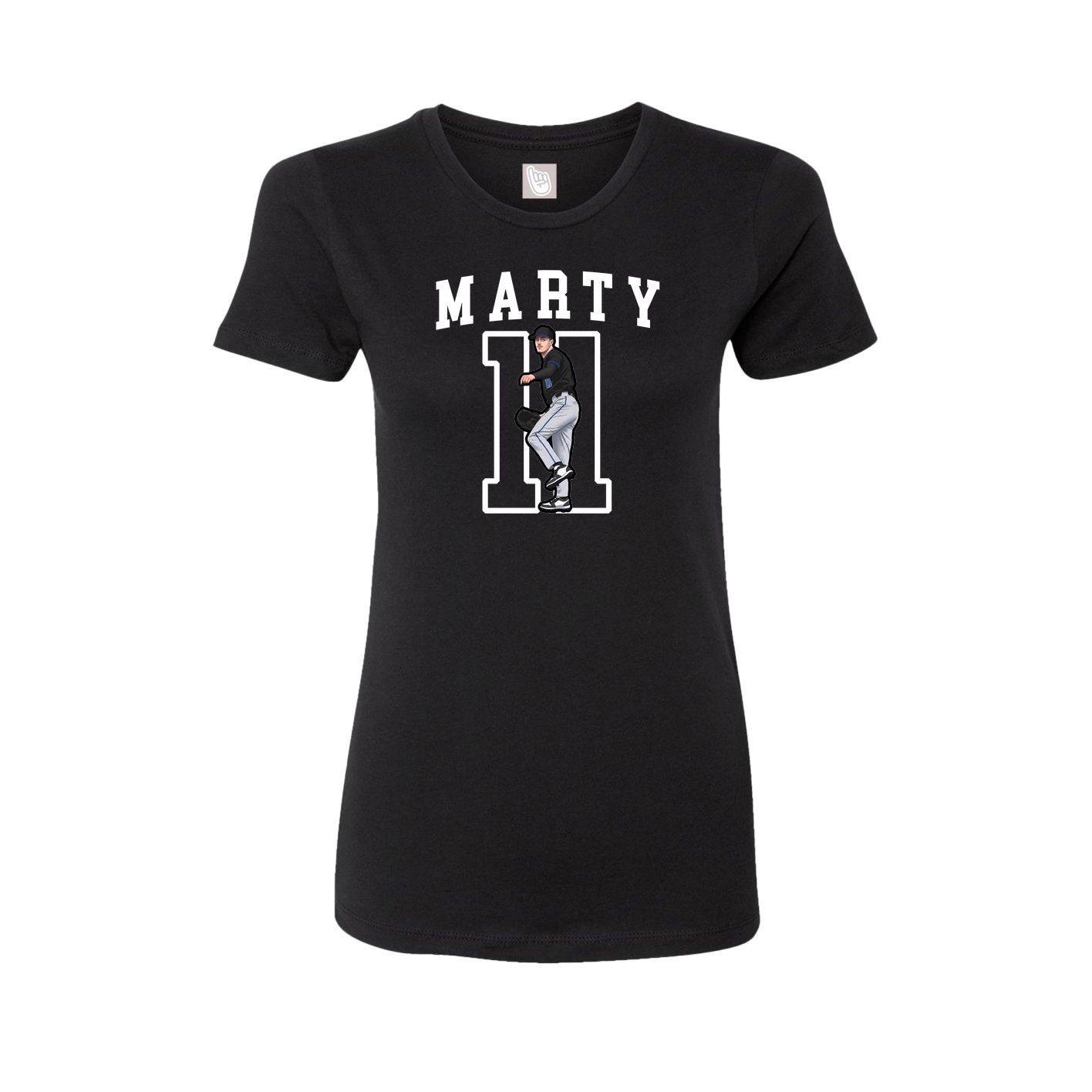 Fitted Women's Tee — Shirsey in Black