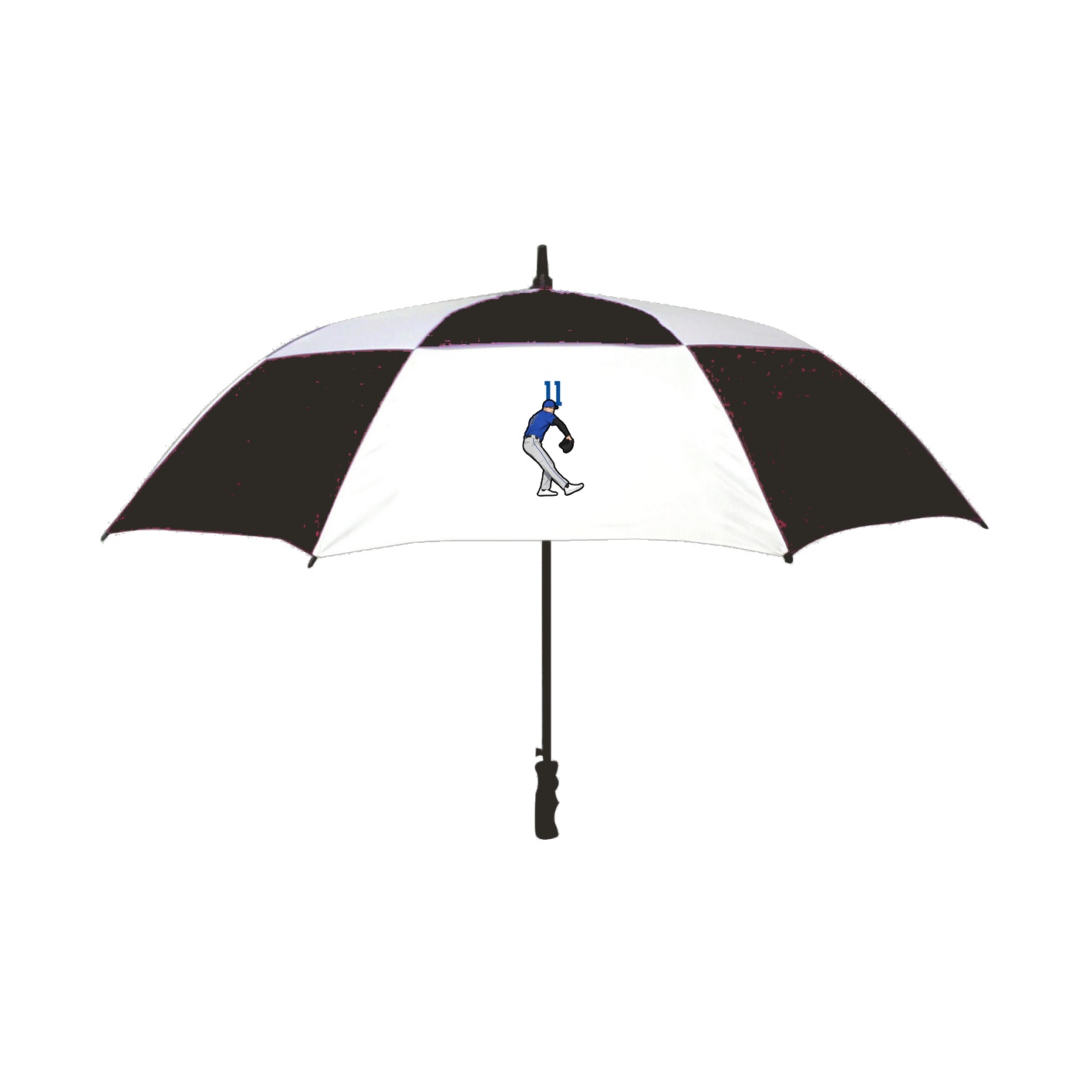 Golf Umbrella — Number Top in Black