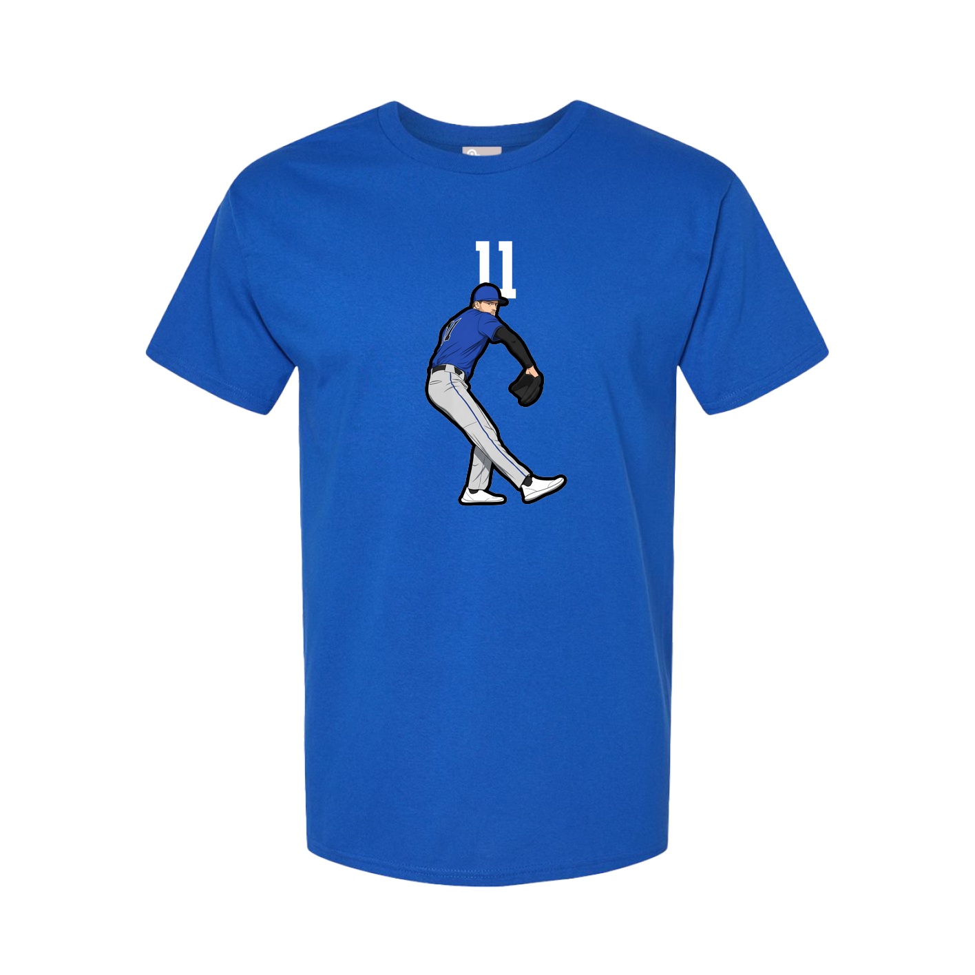 Tee — Number Top in Royal