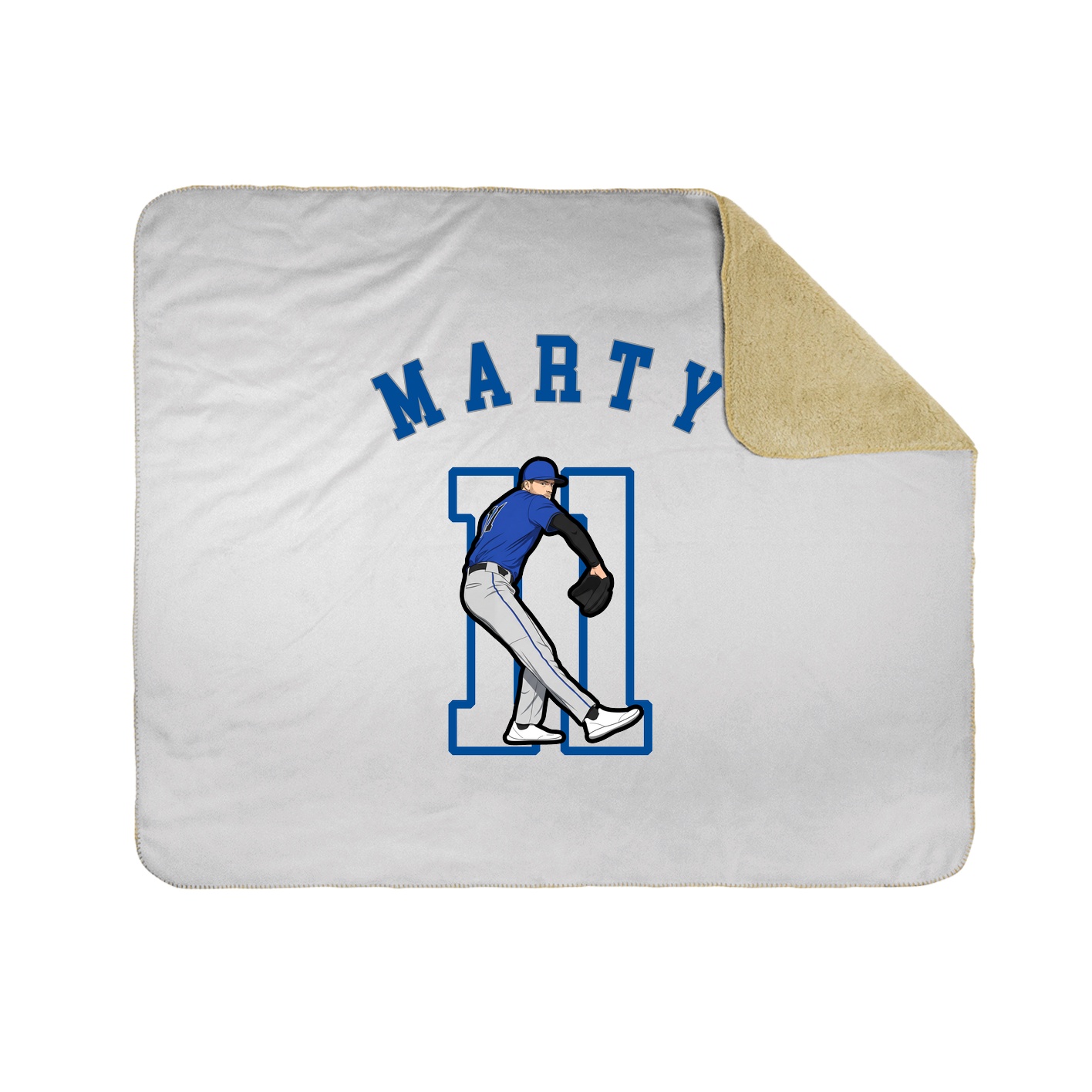 Throw Blanket — Shirsey Arch in White