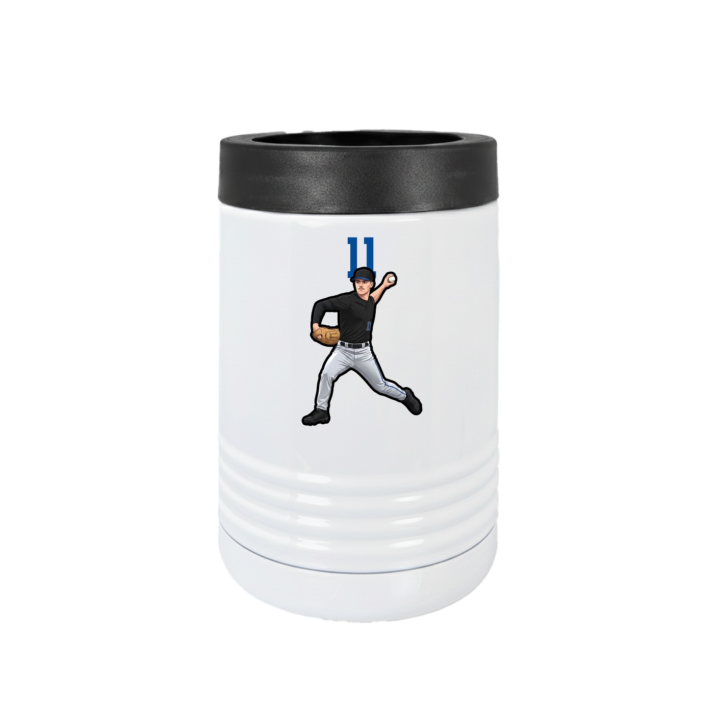 Beverage Holder — Number Top in White