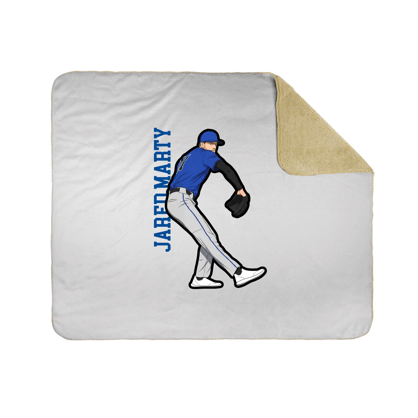50x60 Sherpa Lined Throw Blanket