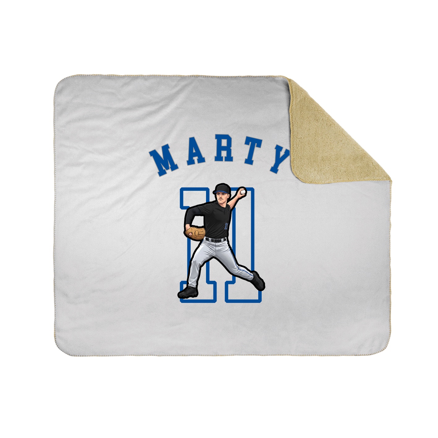 Throw Blanket — Shirsey Arch in White