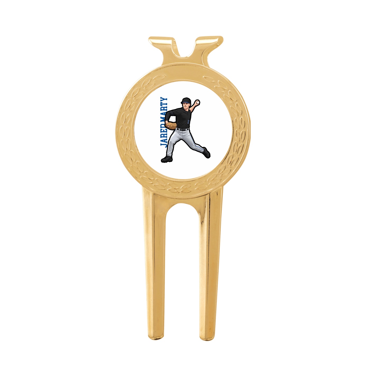 Divot Tool with Ball Marker — Name Vertical in Classic
