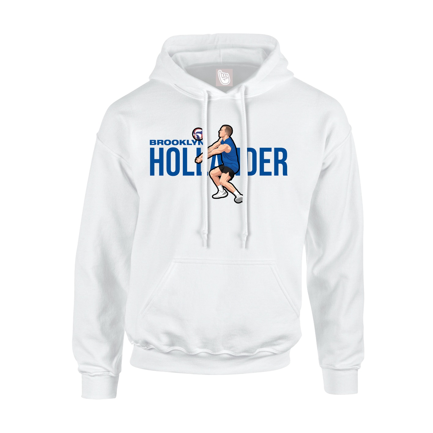 Hoodie — Player Name in White