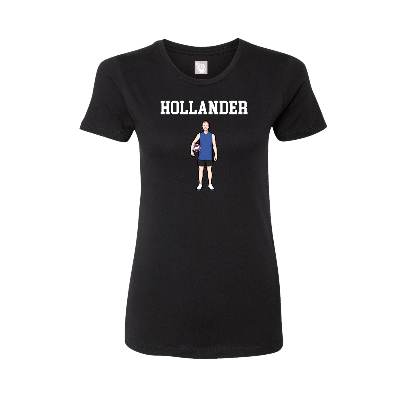 Fitted Women's Tee — Shirsey in Black