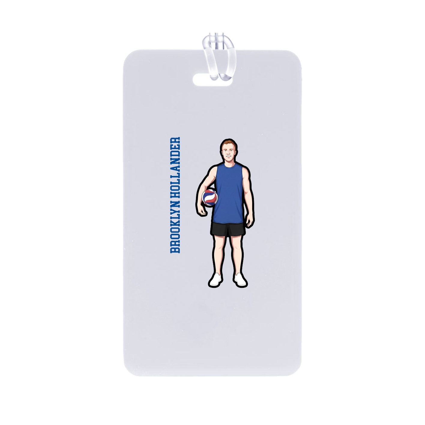 Bag Tag — Name Vertical in Classic