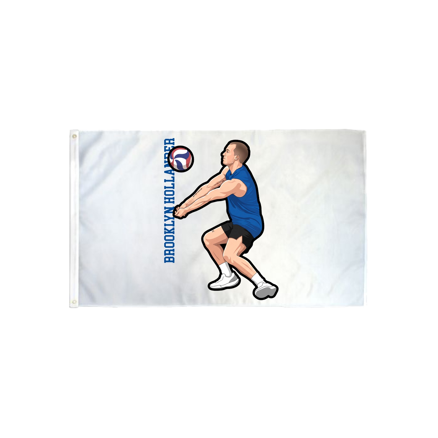 3x5 Flag — Name Vertical in Classic