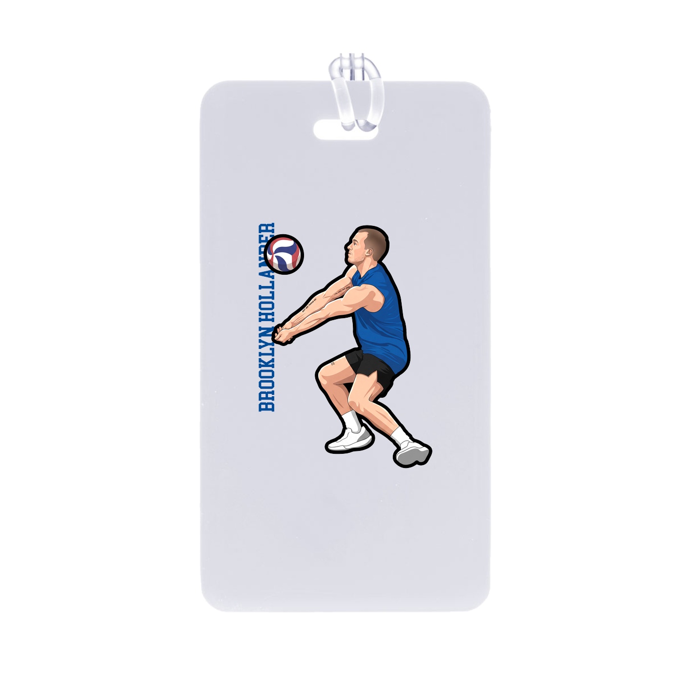 Bag Tag — Name Vertical in Classic
