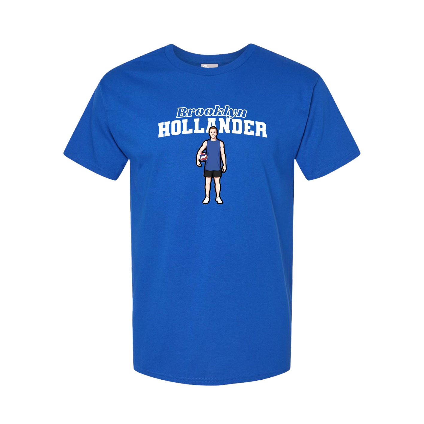 Youth Tee — Name Arch in Royal