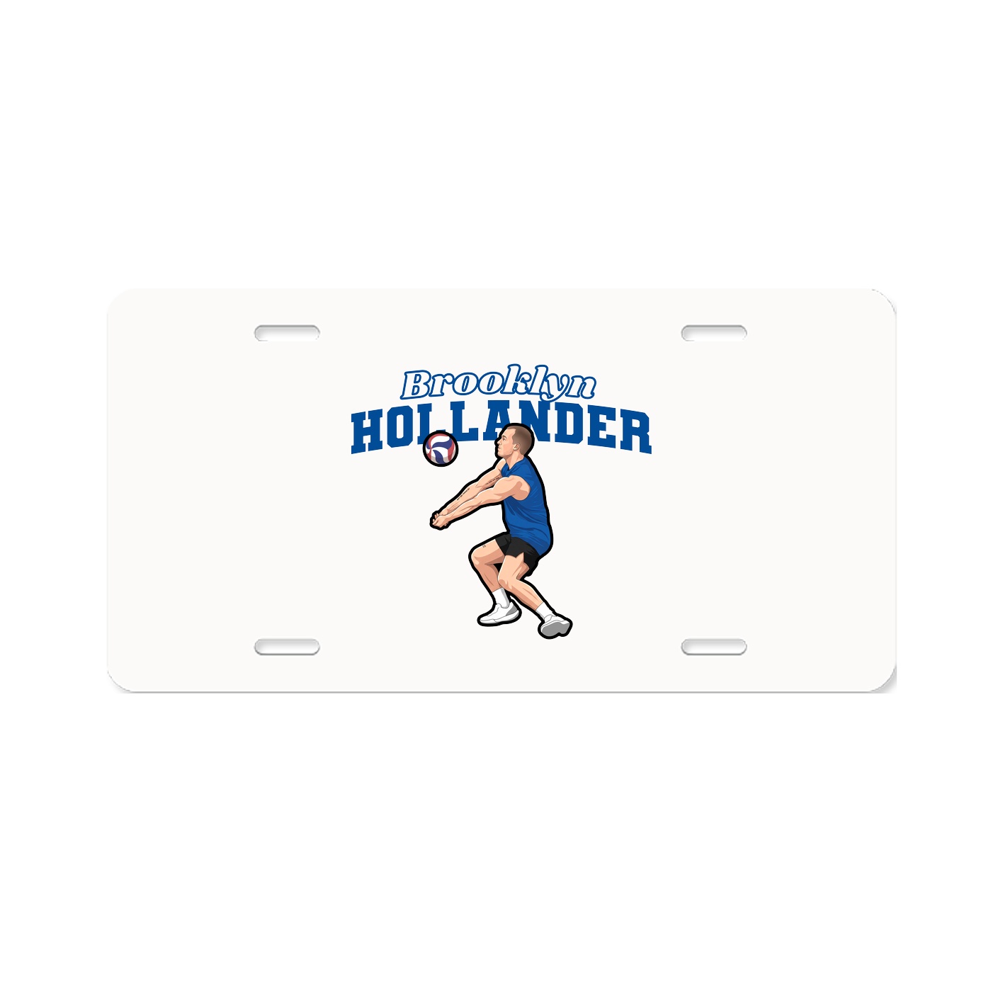License Plate — Name Arch in Classic