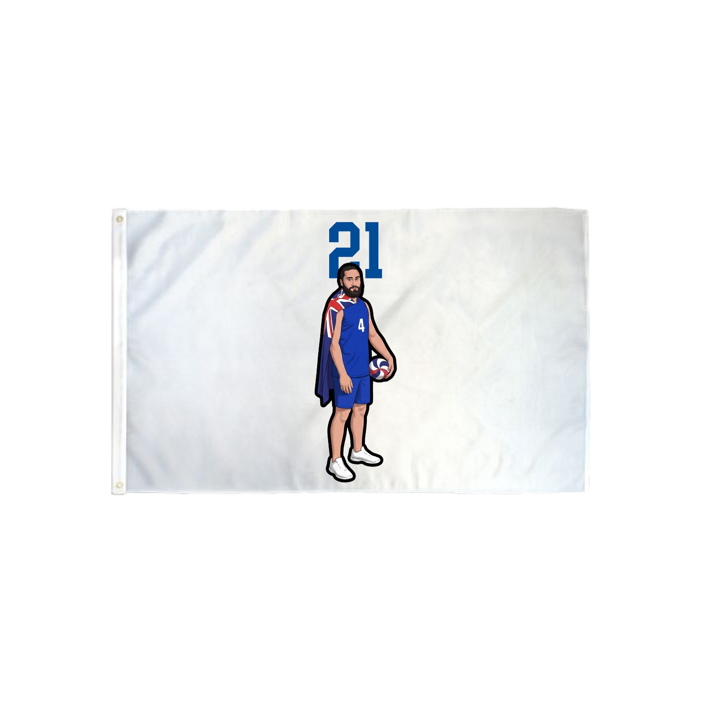 3x5 Flag — Number Top in Classic