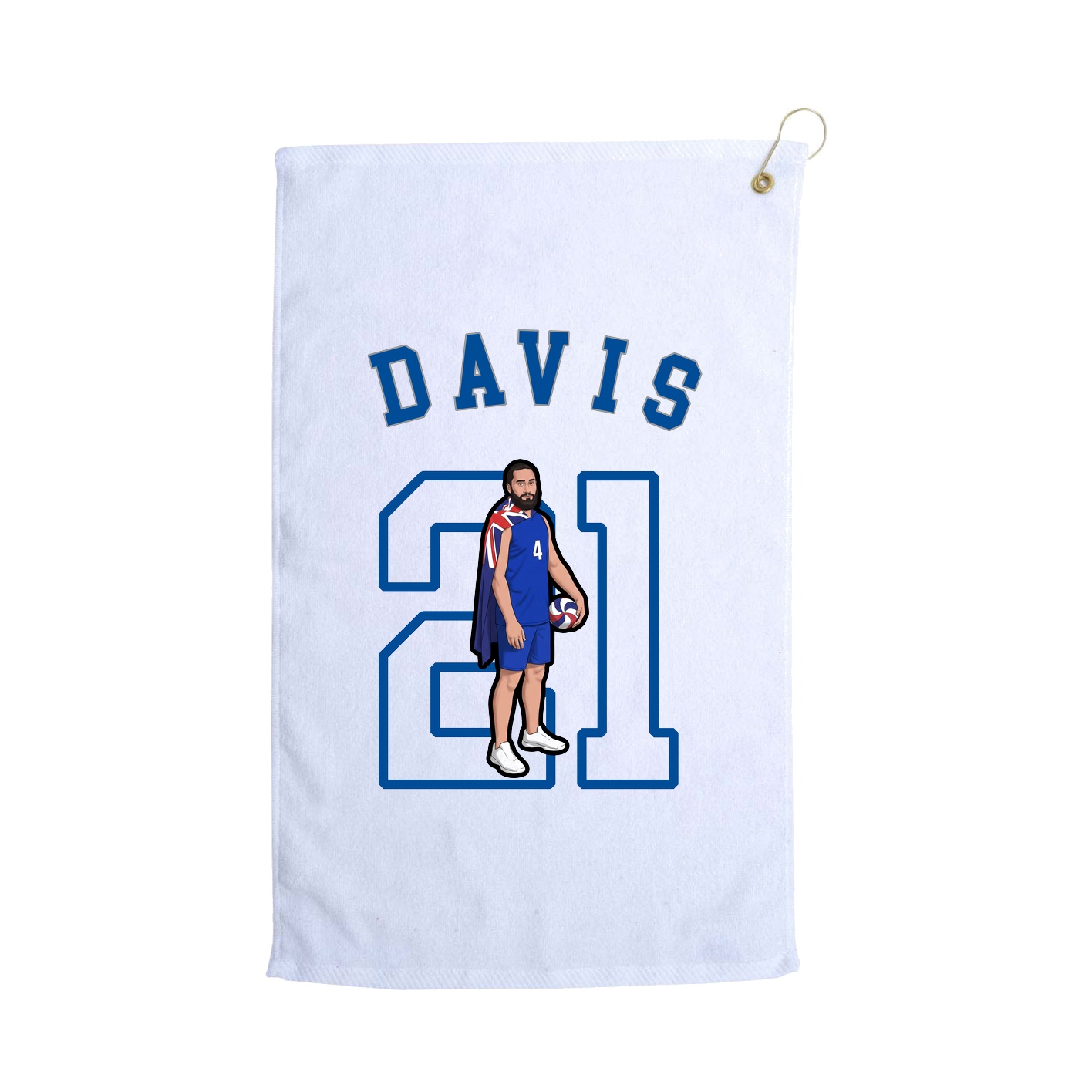 Golf Towel — Shirsey Arch in White