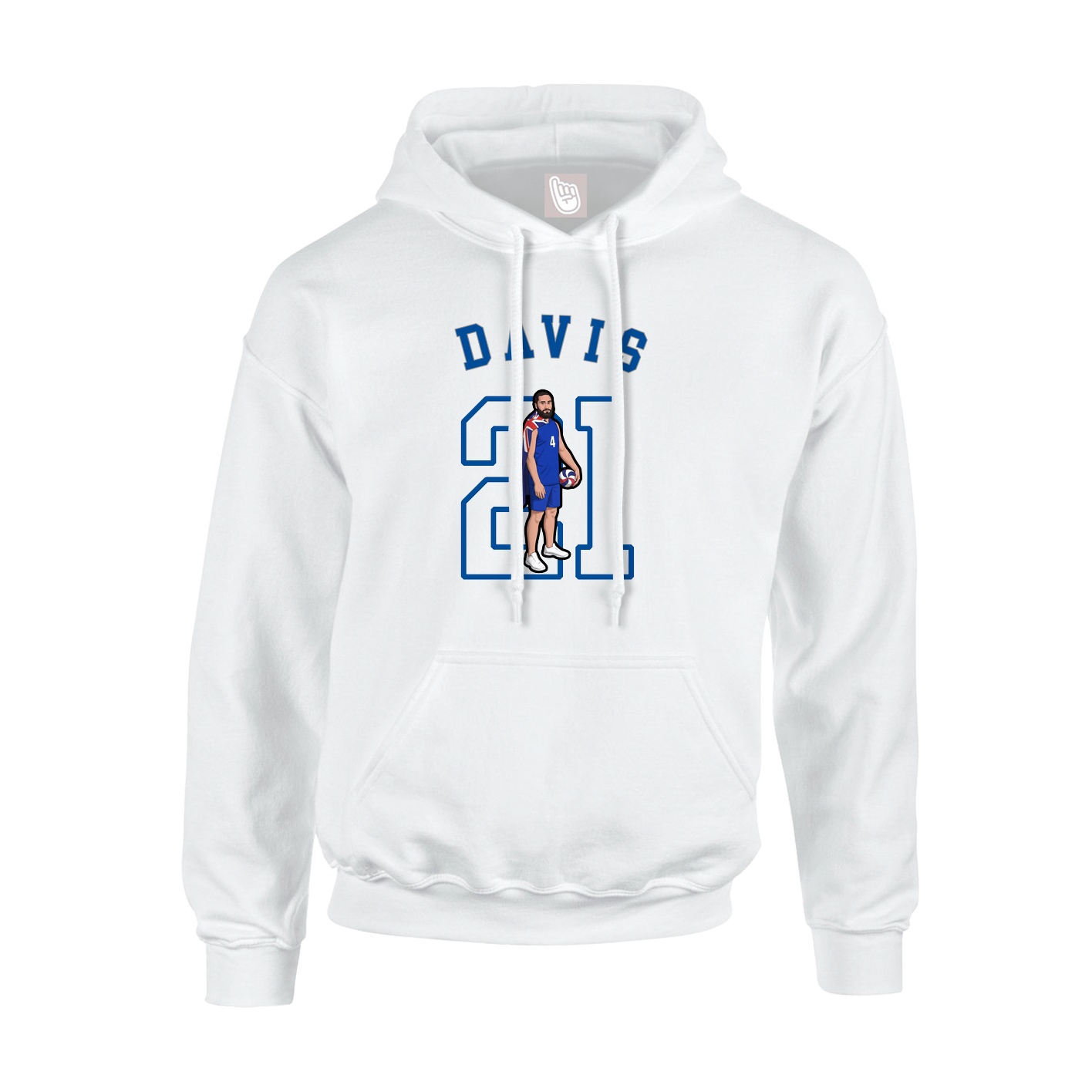 Youth Hoodie — Shirsey Arch in White