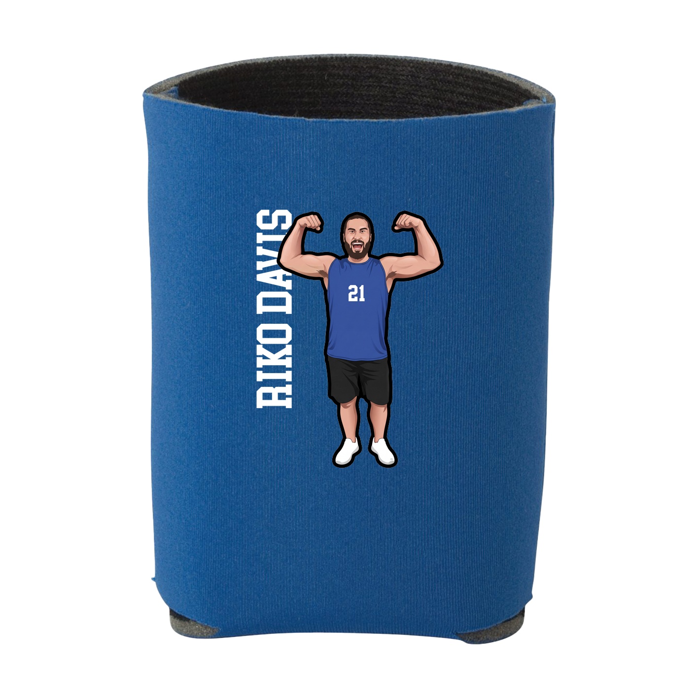 Can Holder — Name Vertical in Royal