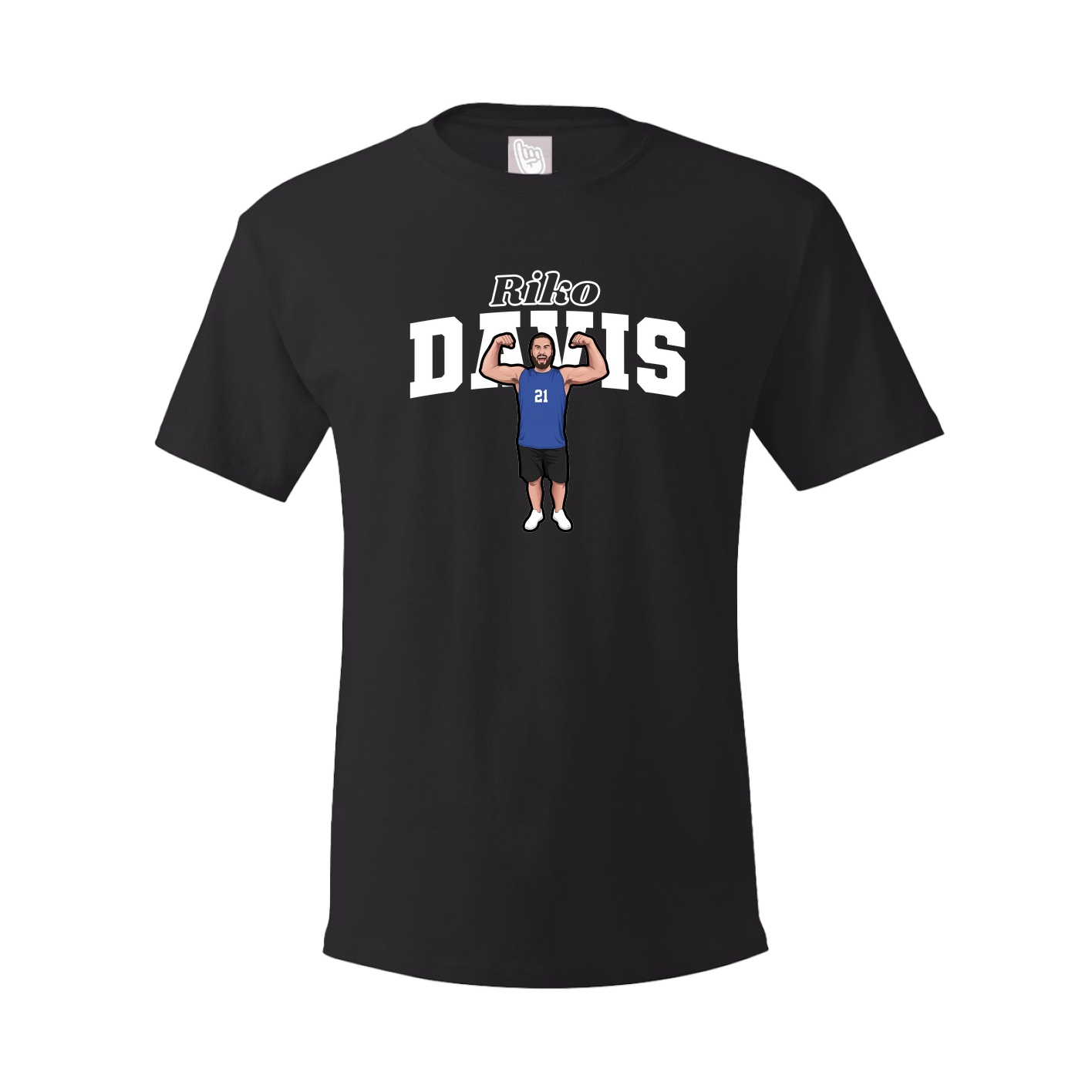 Youth Tee — Name Arch in Black