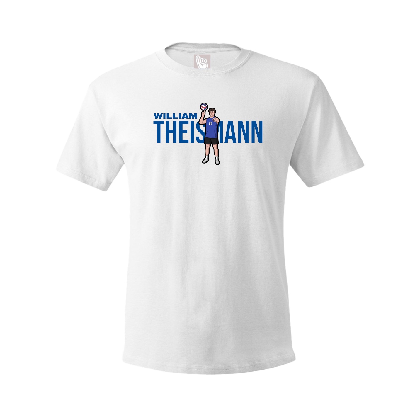 Youth Tee — Player Name in White