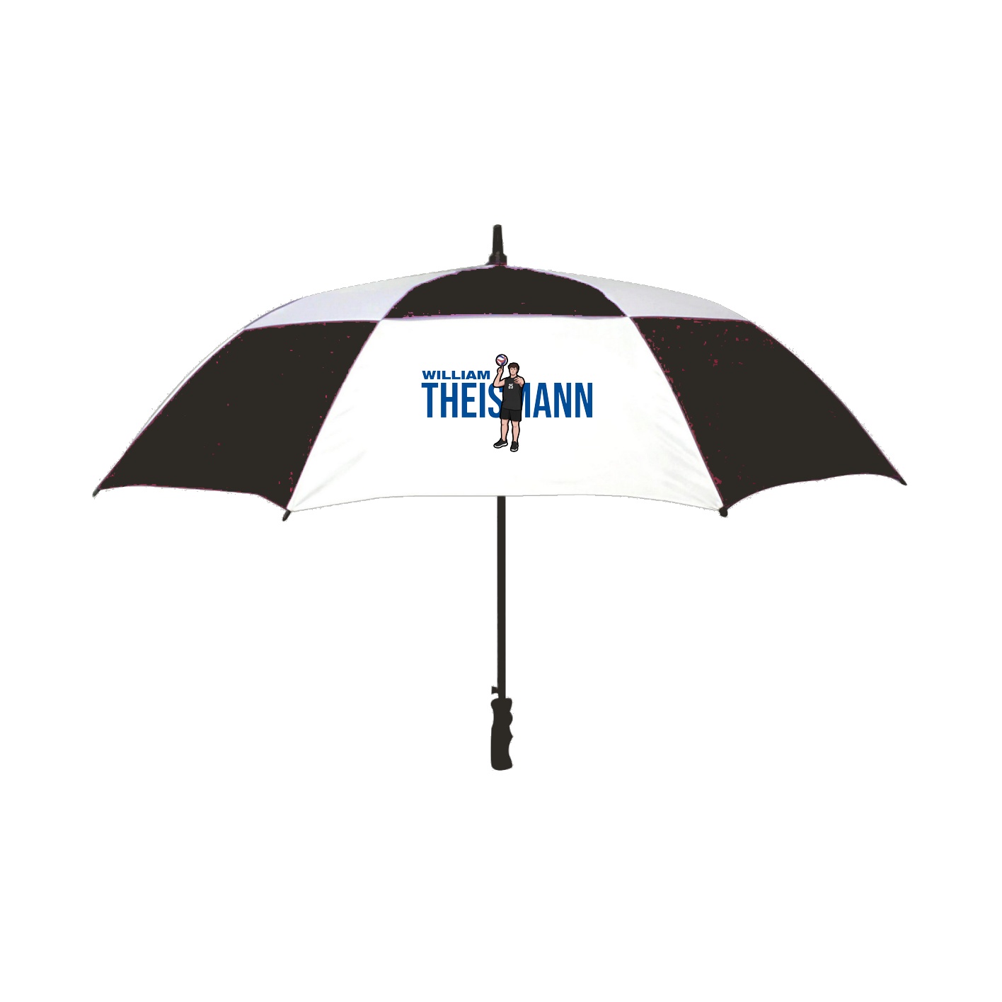 Golf Umbrella — Player Name in Black