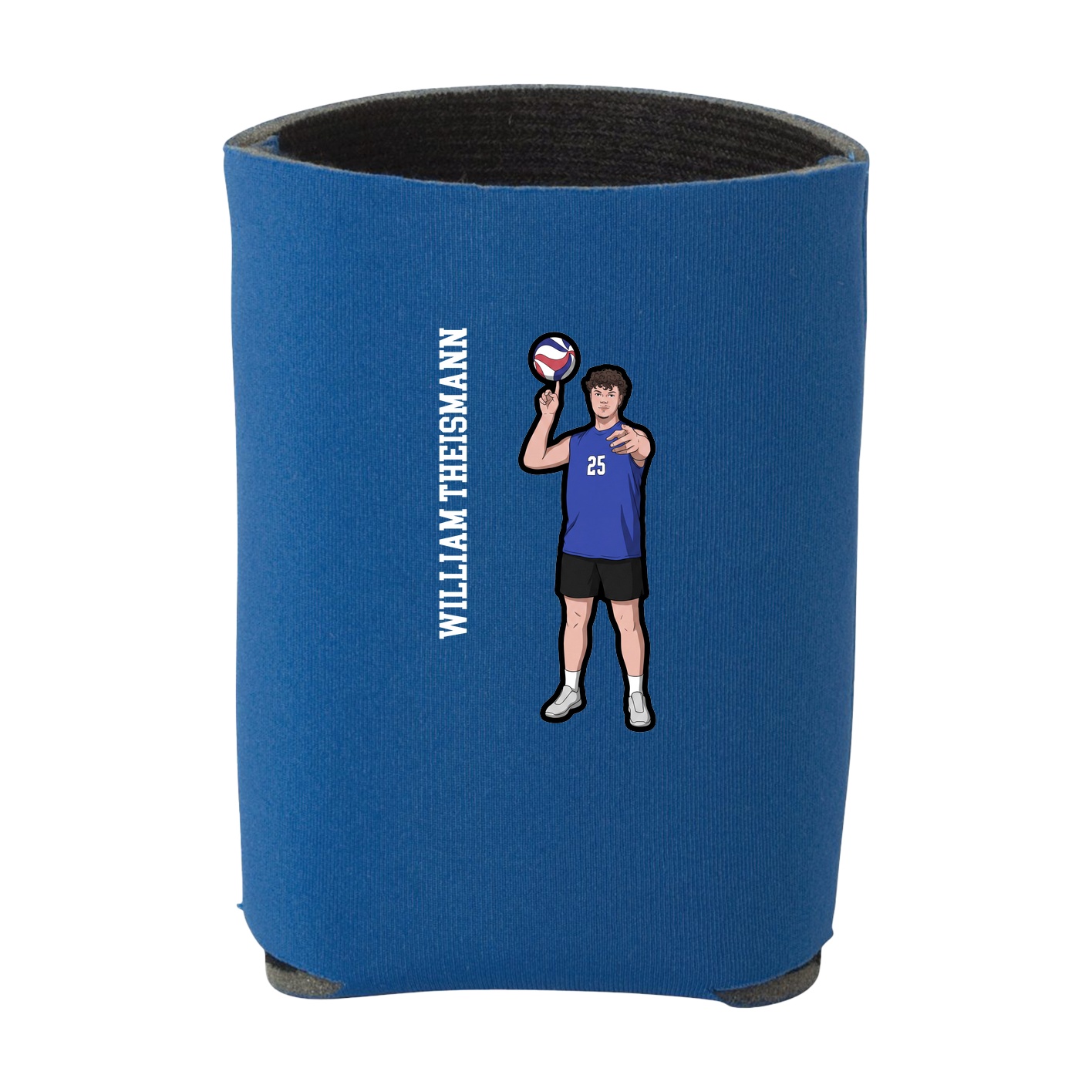 Can Holder — Name Vertical in Royal