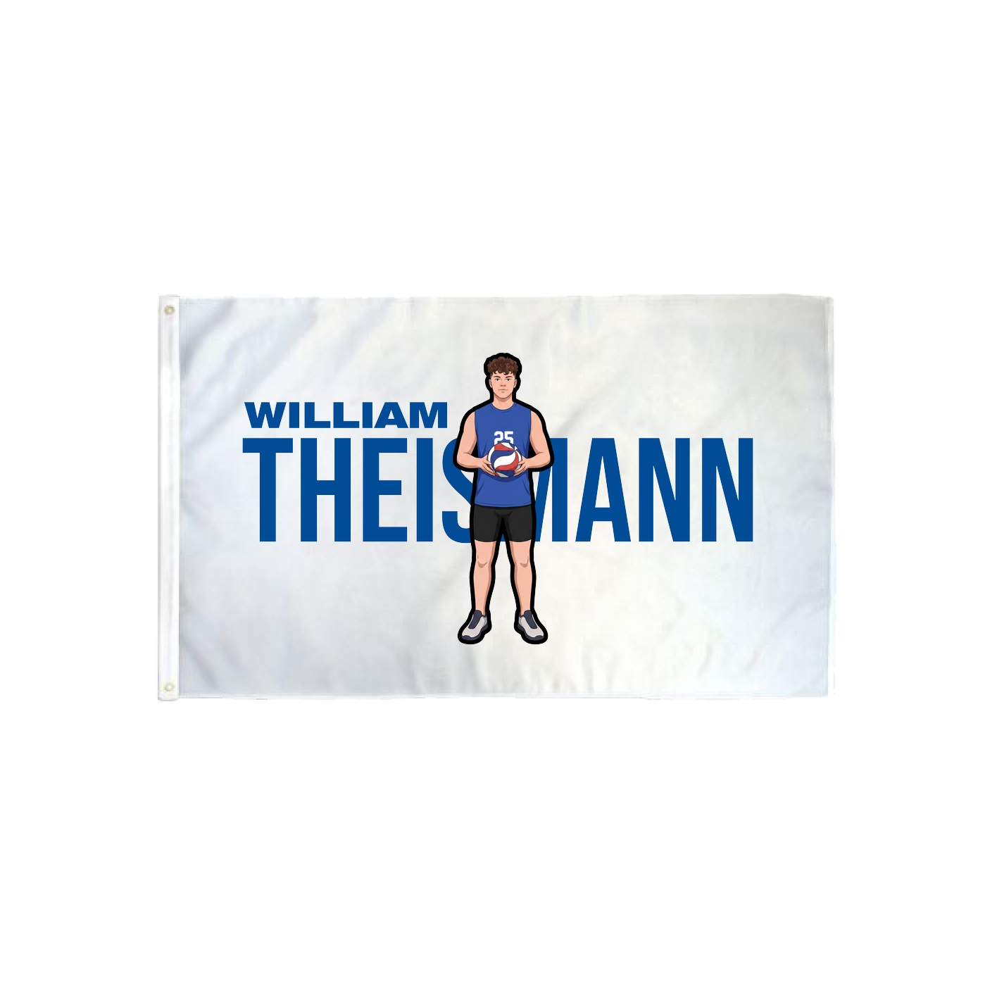 3x5 Flag — Player Name in Classic