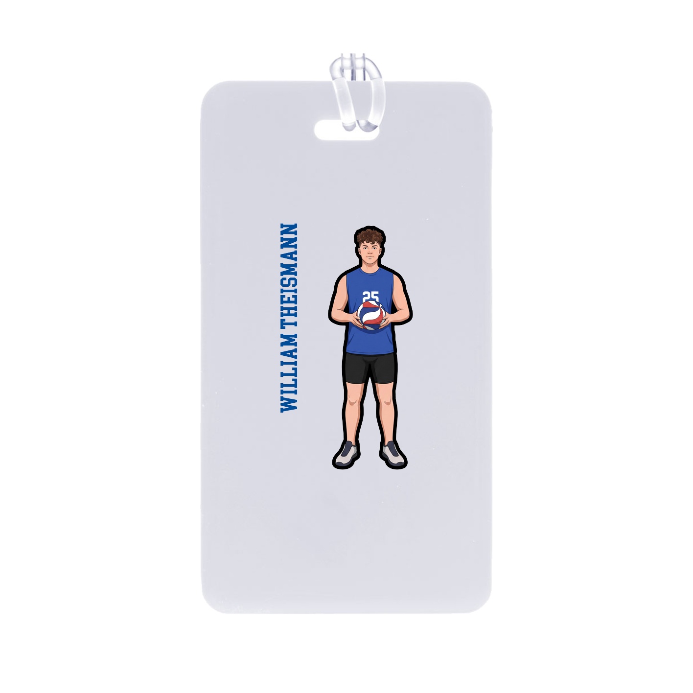 Bag Tag — Name Vertical in Classic