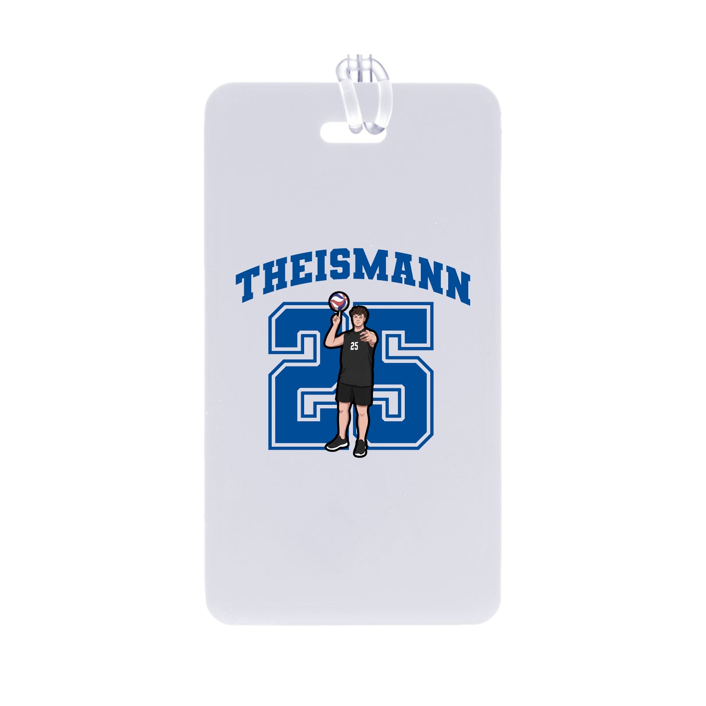 Bag Tag — Number in Classic