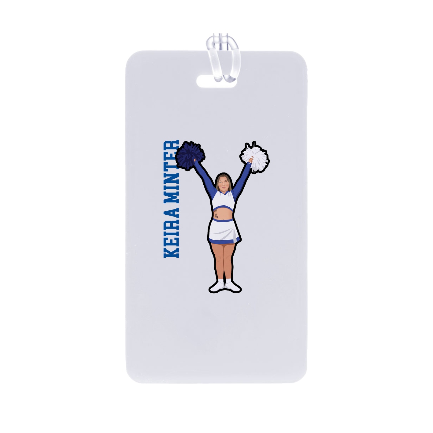 Bag Tag — Name Vertical in Classic