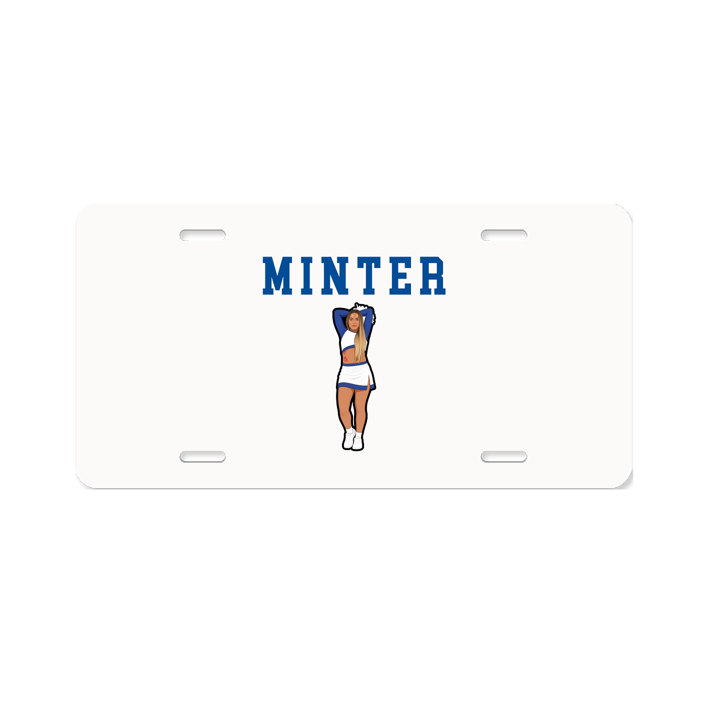 License Plate — Shirsey in Classic