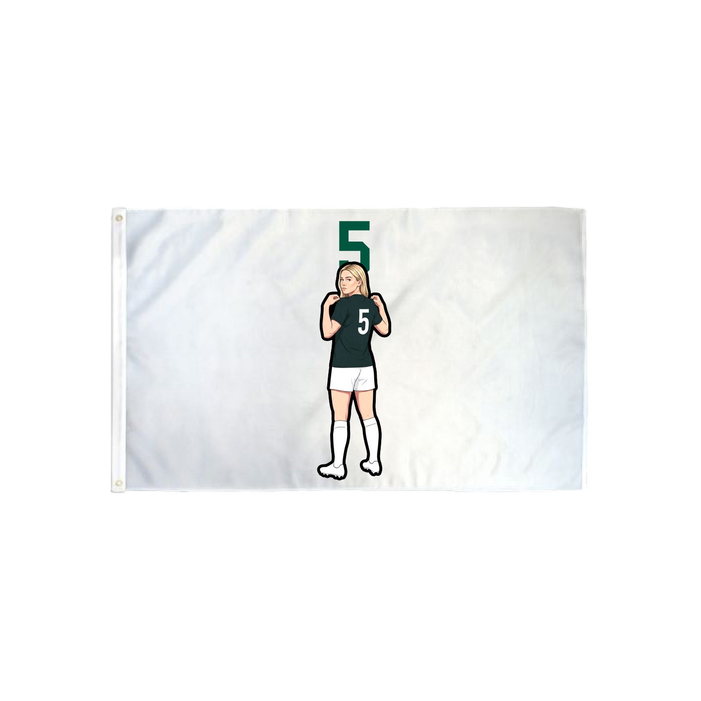 3x5 Flag — Number Top in Classic
