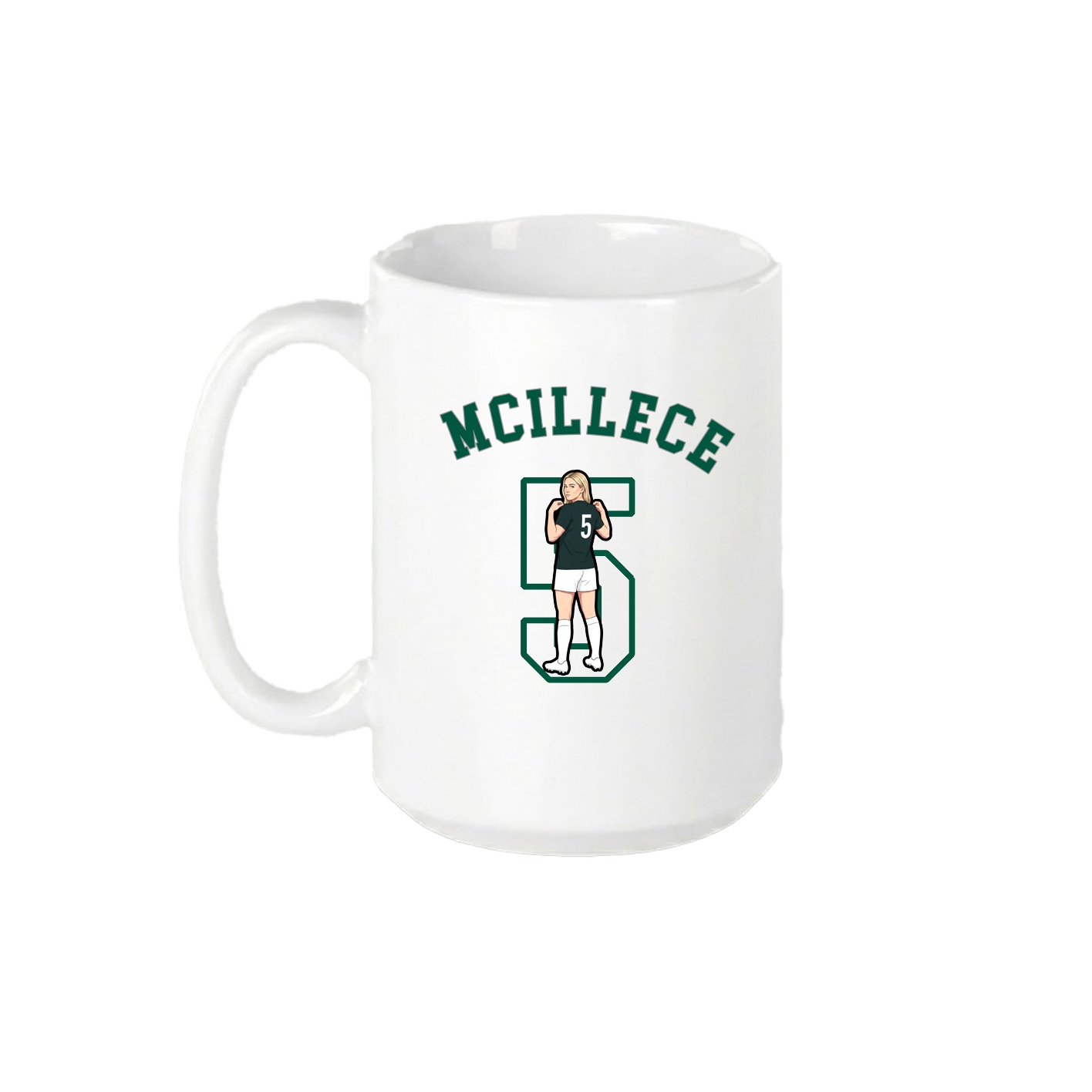 15oz Coffee Mug — Shirsey Arch in White