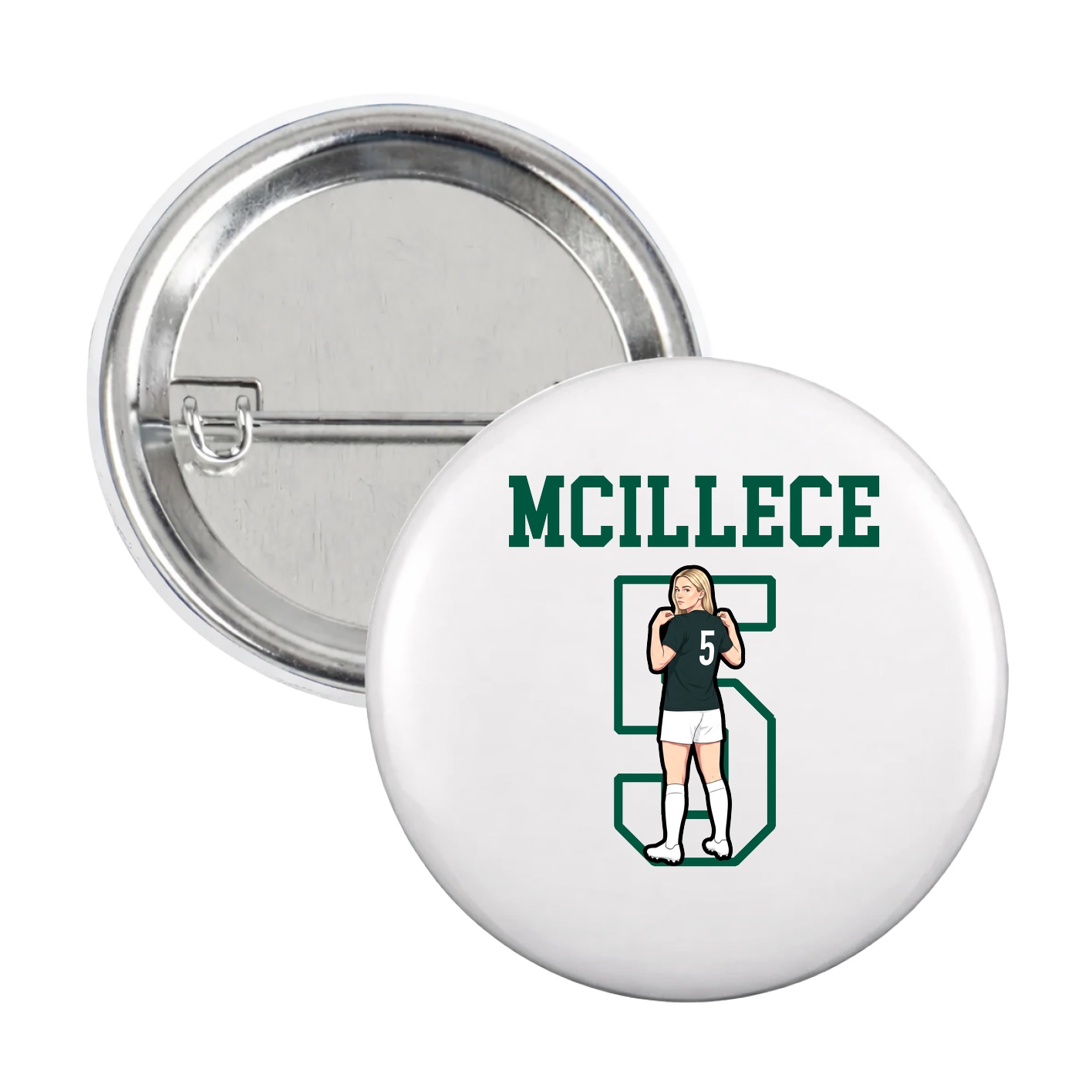 Game Day Button — Shirsey in White