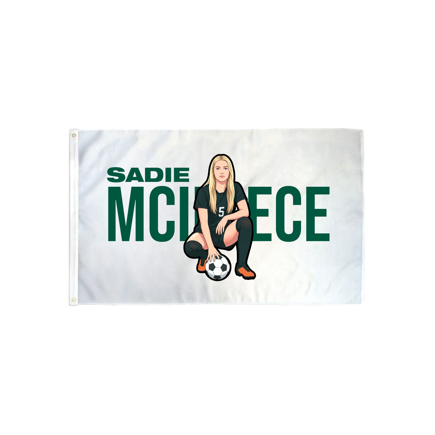 3x5 Flag — Player Name in Classic