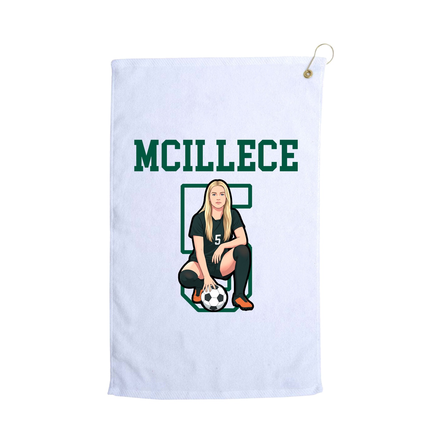Golf Towel — Shirsey in White