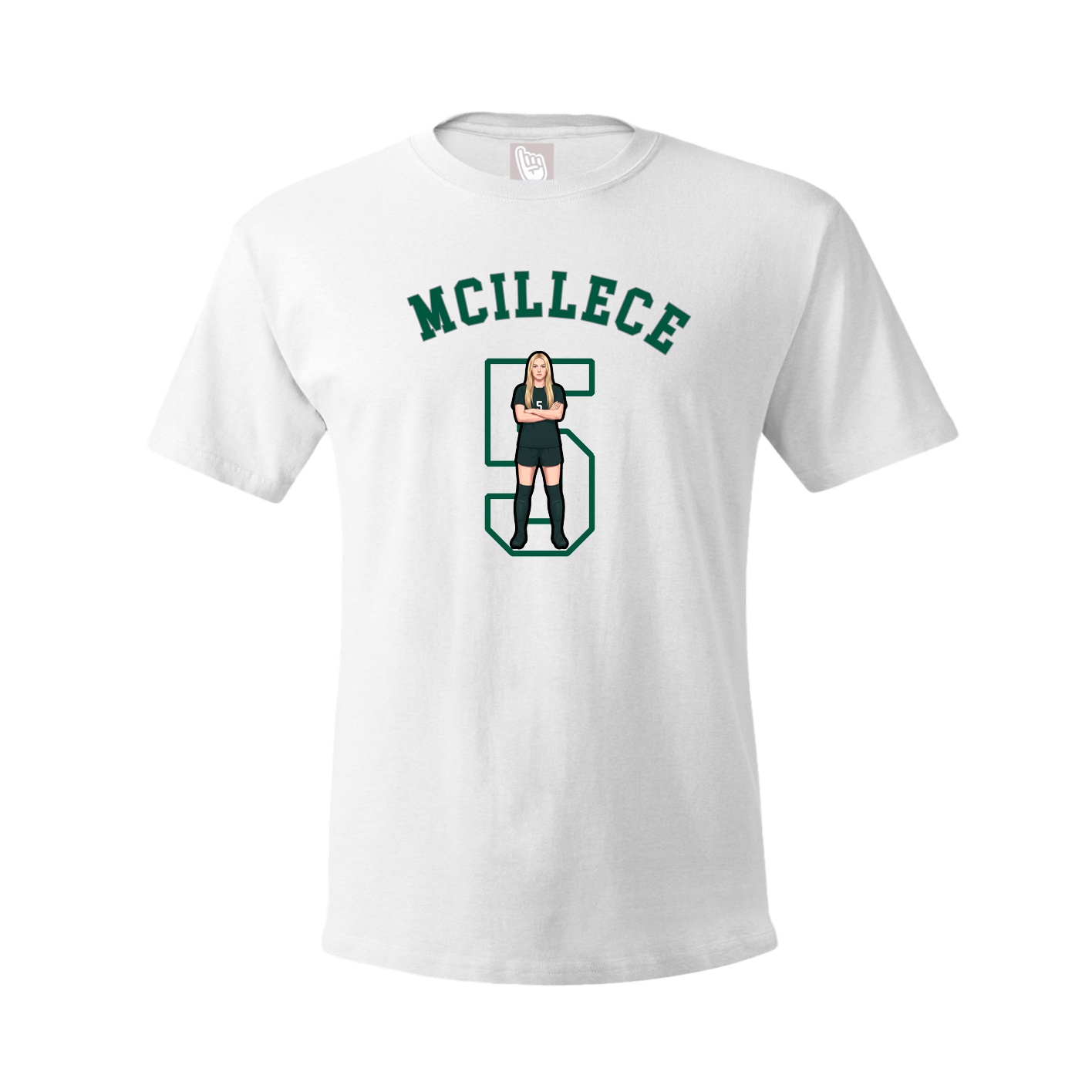 Youth Tee — Shirsey Arch in White