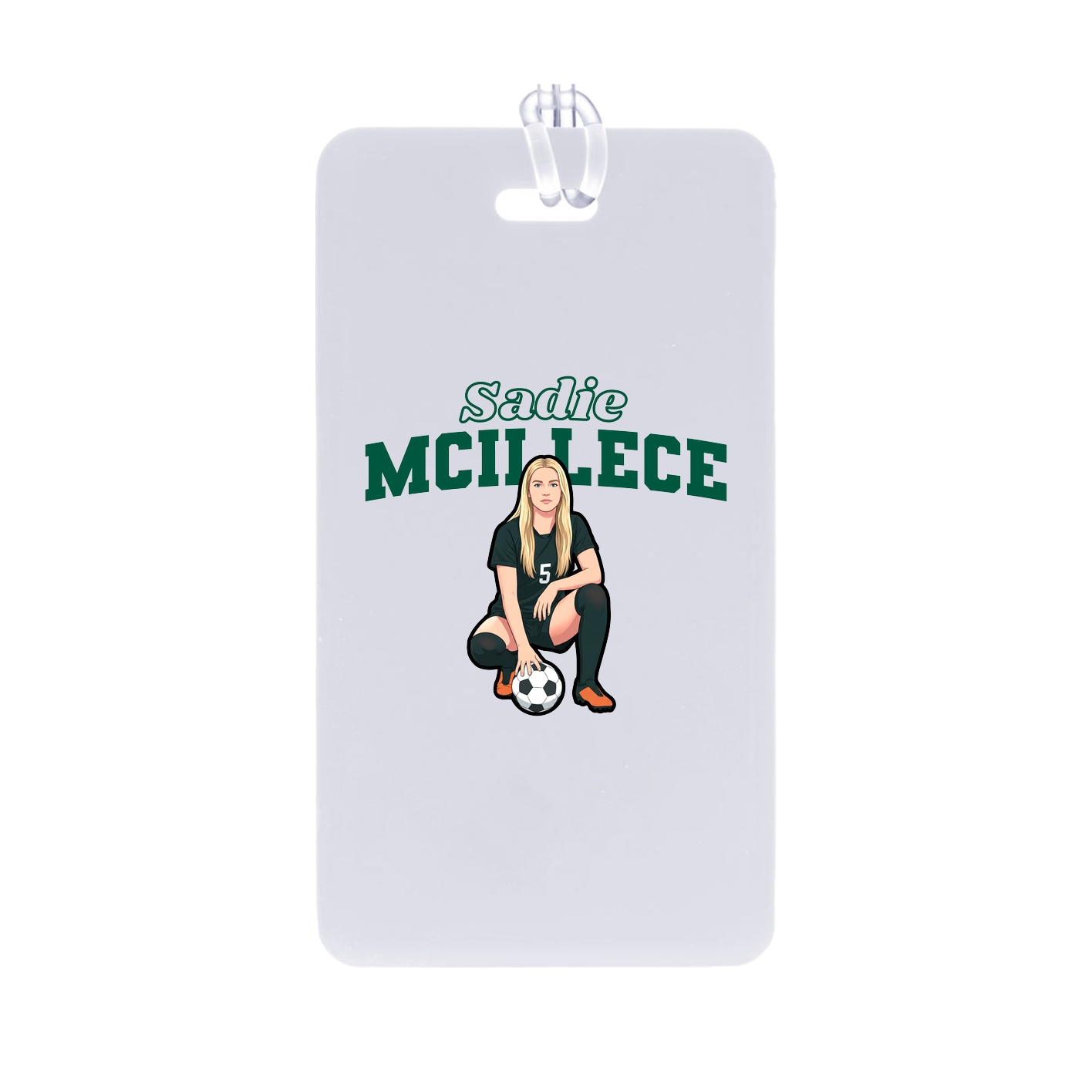 Bag Tag — Name Arch in Classic