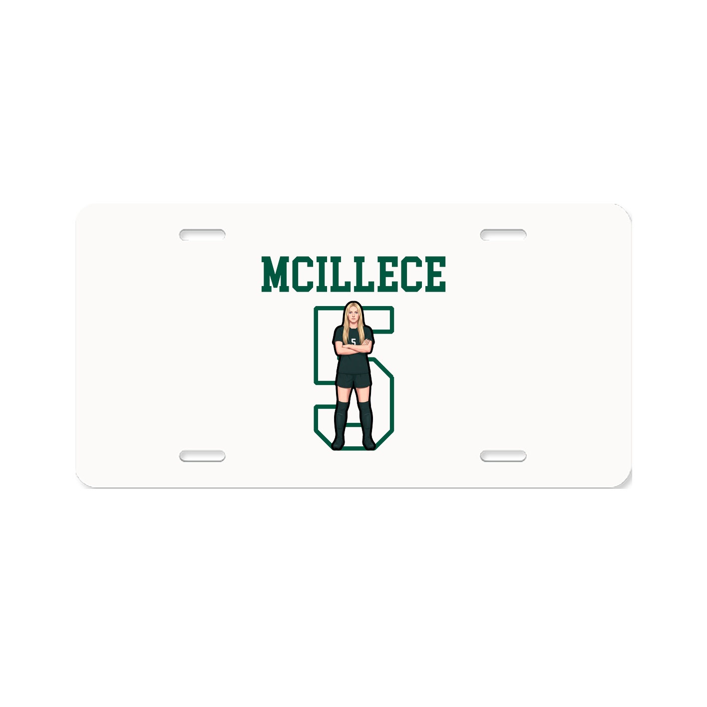 License Plate — Shirsey in Classic