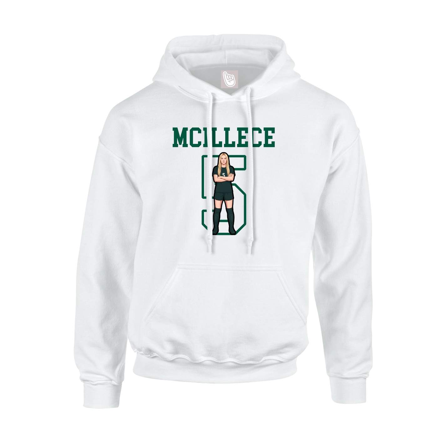 Youth Hoodie — Shirsey in White