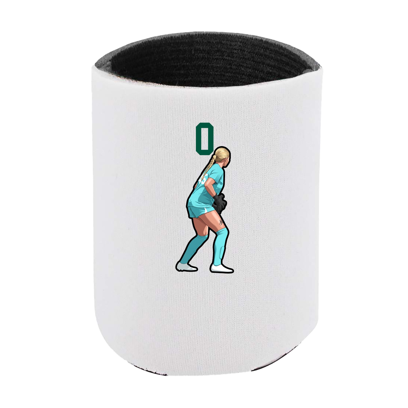 Can Holder — Number Top in White
