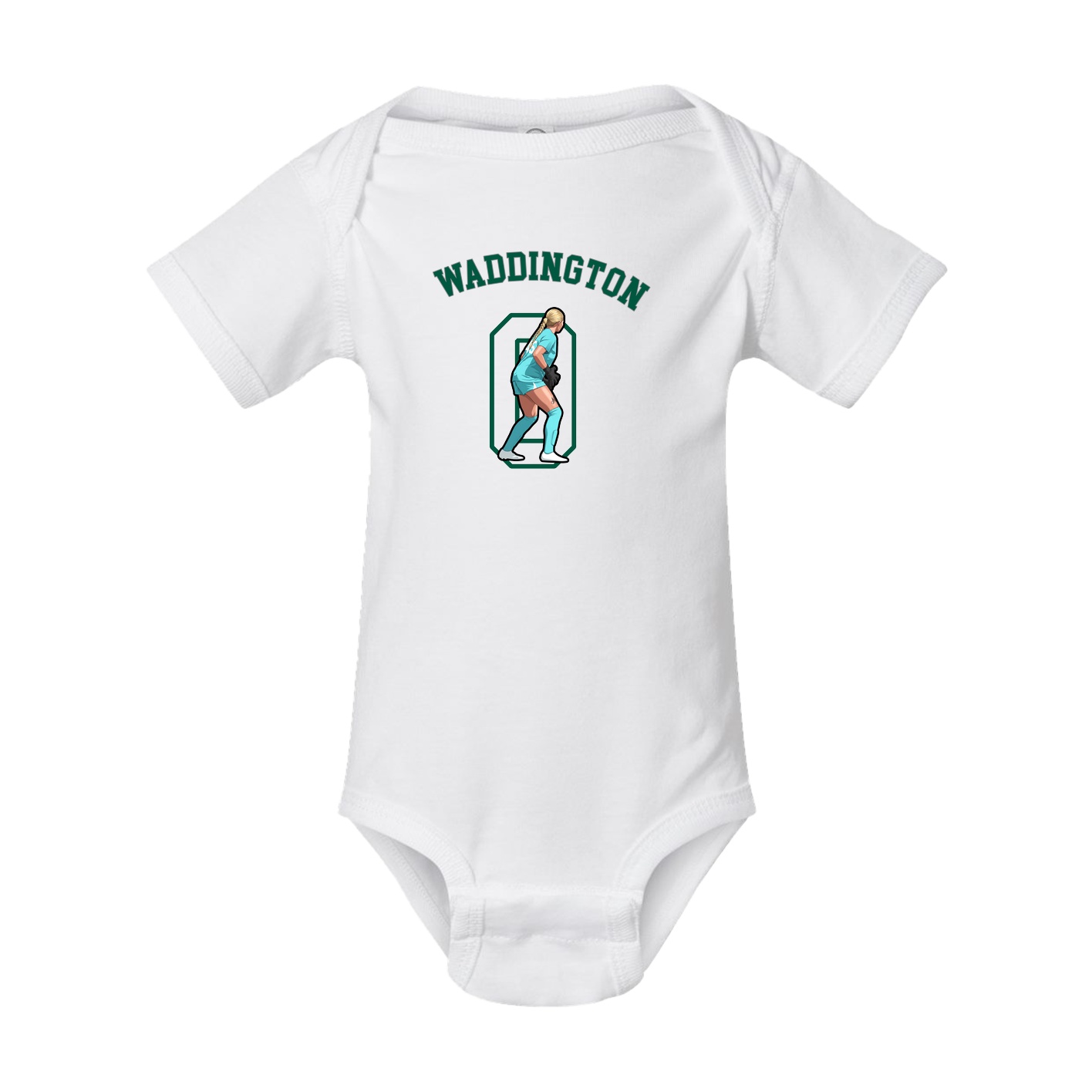 Baby Onesie — Shirsey Arch in White