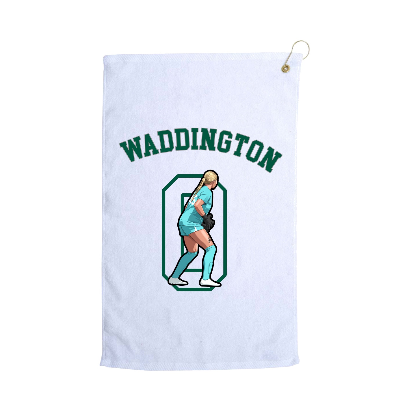 Golf Towel — Shirsey Arch in White