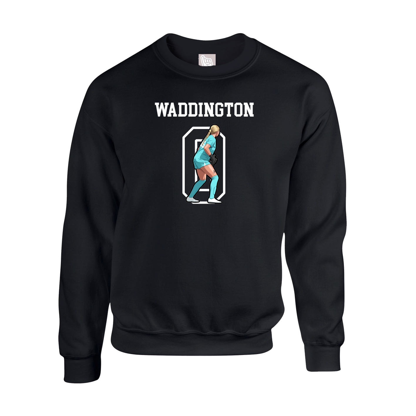 Fleece Crew — Shirsey in Black