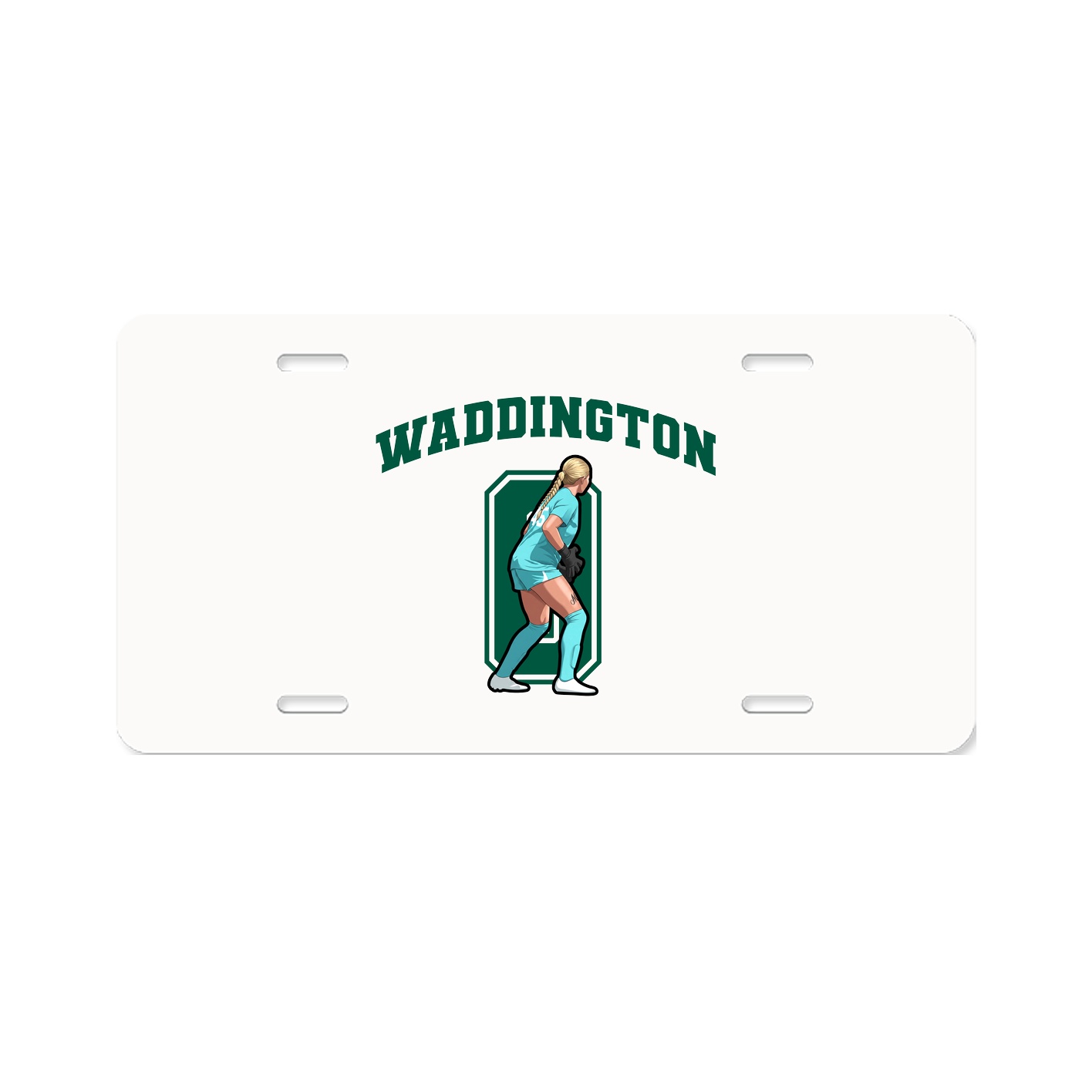License Plate — Number in Classic